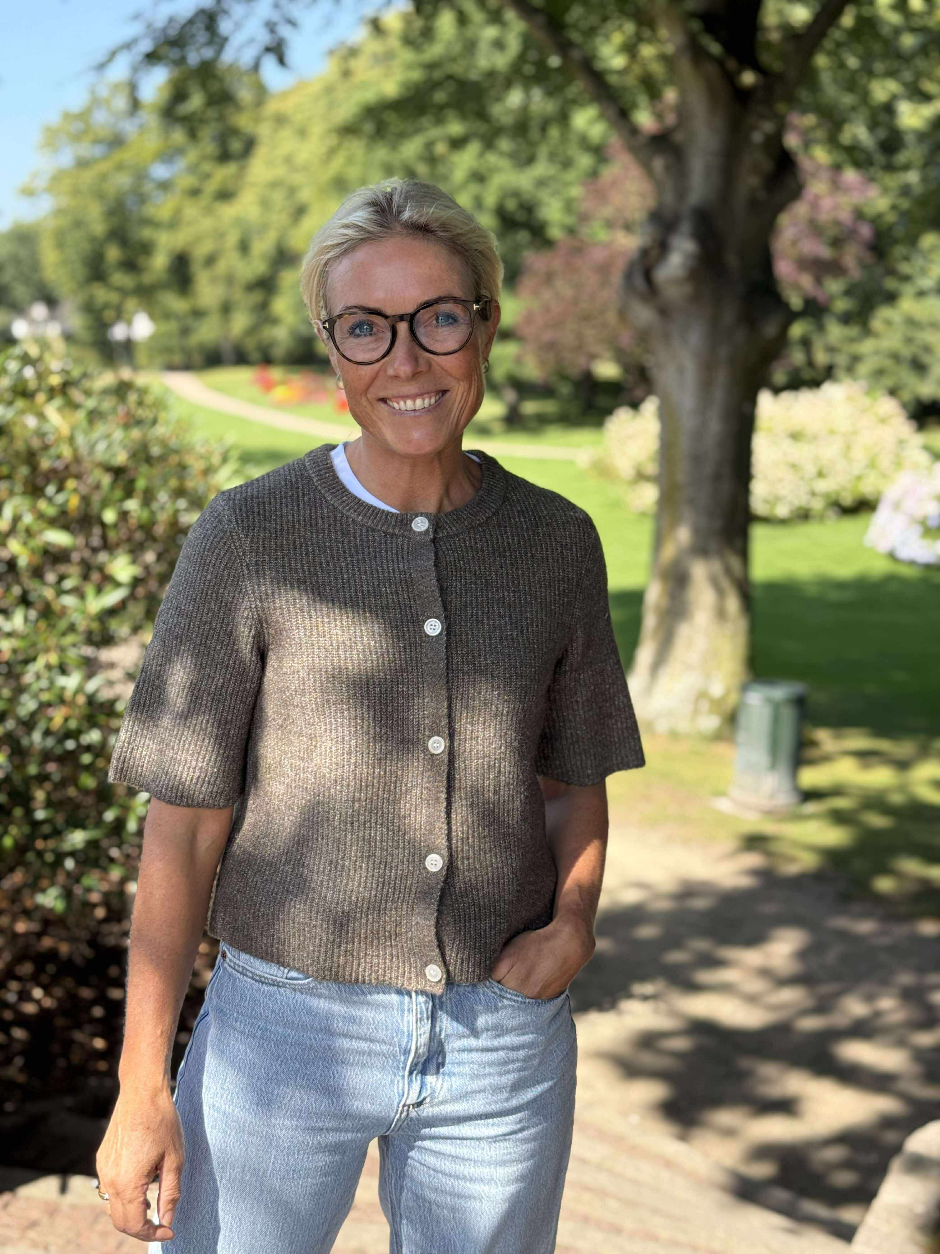 PCSILLY Knit Cardigan - Morel